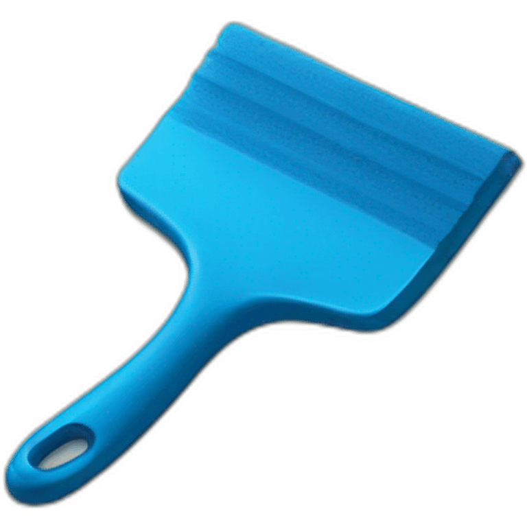 small blue rubber squeegee emoji