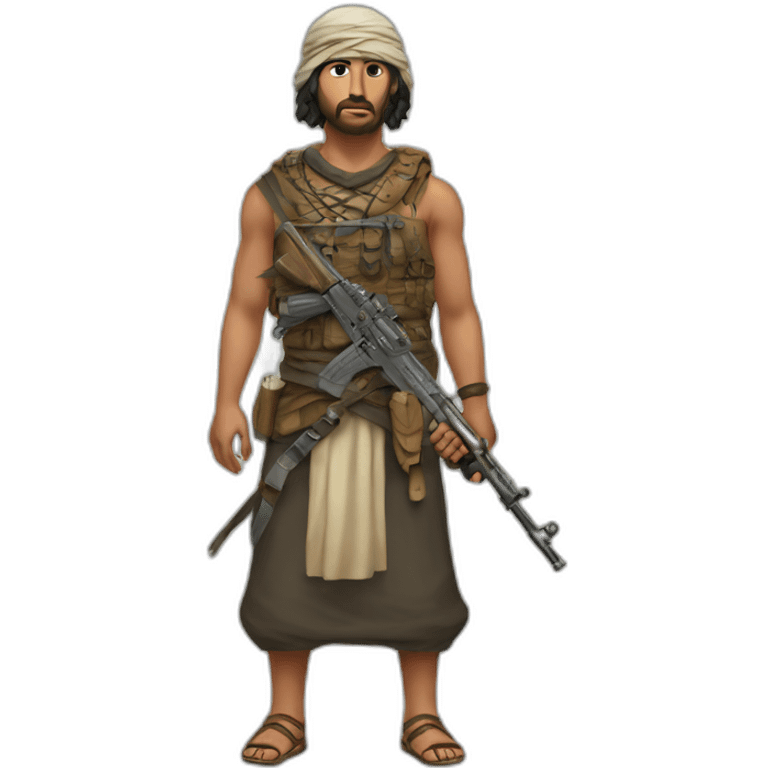 deir ezzor armed tribesman emoji