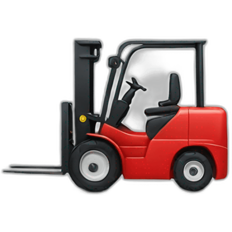 red forklift emoji