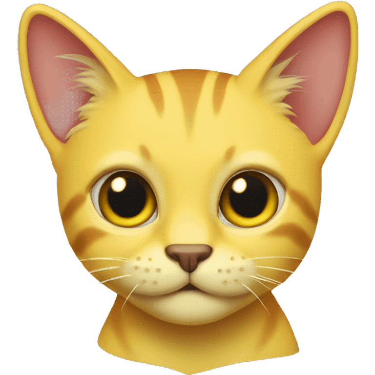 Yellow lombax-cat emoji