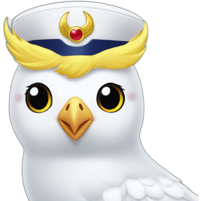 Sailor moon gull emoji