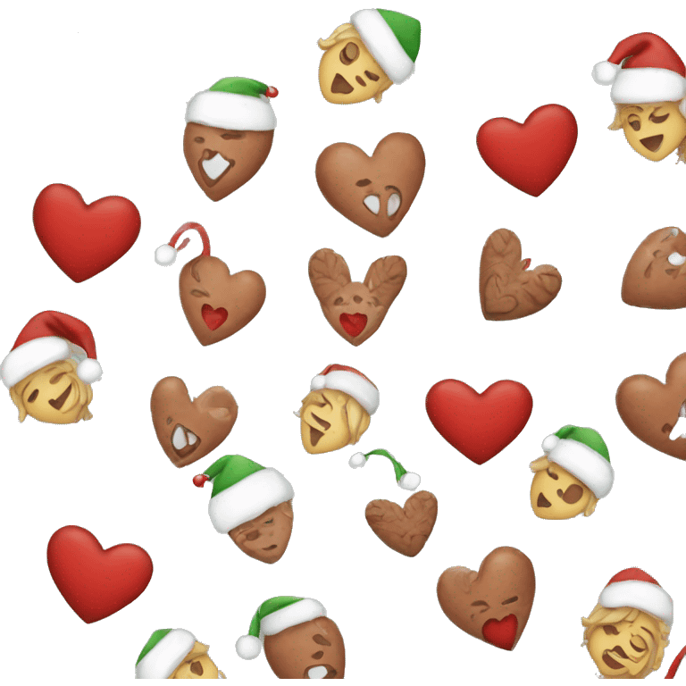 Christmas heart  emoji