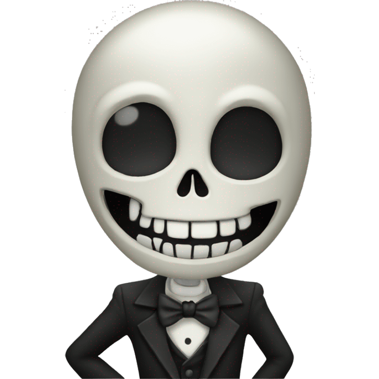 Jack skeleton Mr. cool emoji