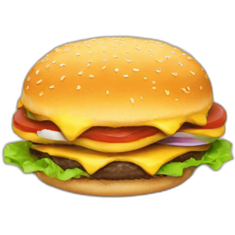 eating burger emoji