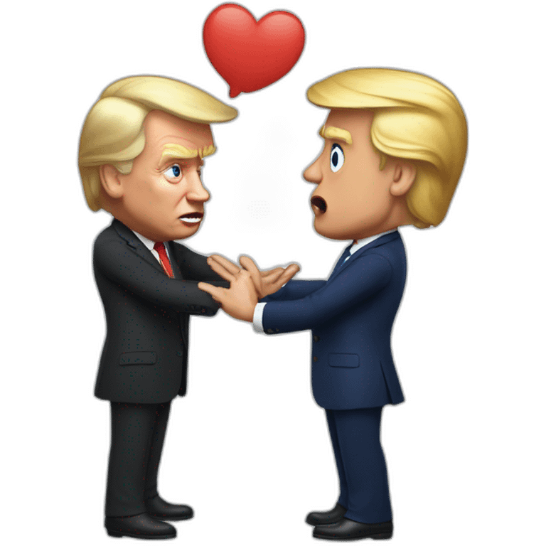 trump slap emanuel macron emoji