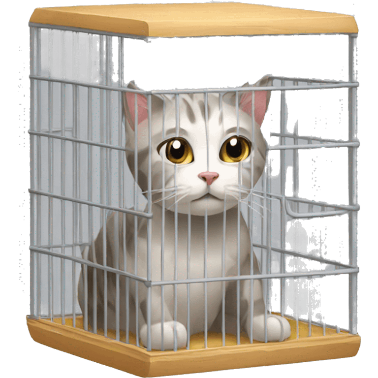 Cat cage emoji