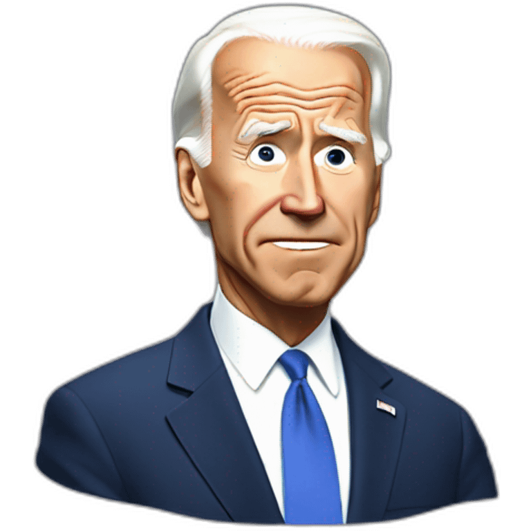 really confused biden emoji