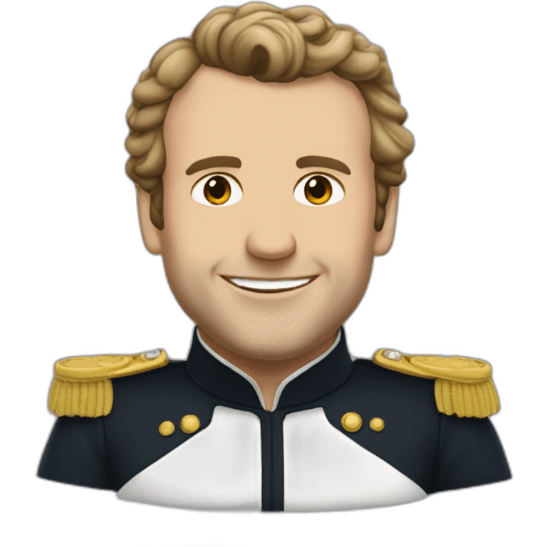 Macron bouffon emoji