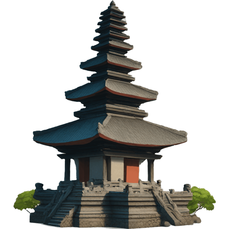 Bali temple tower emoji