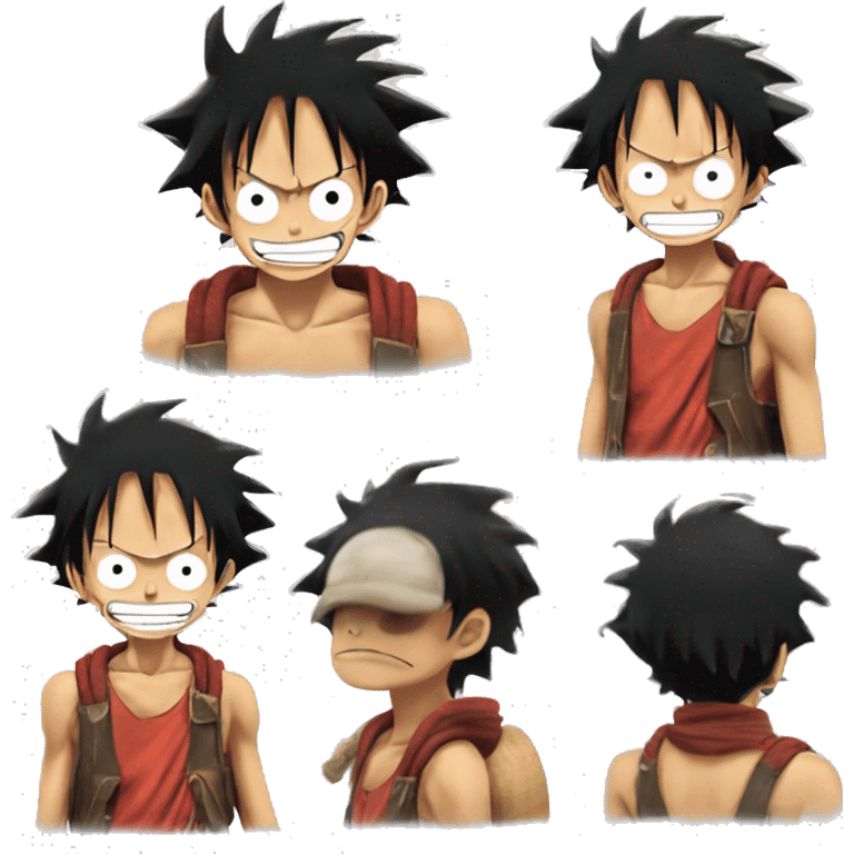 monkey d luffy anime  emoji