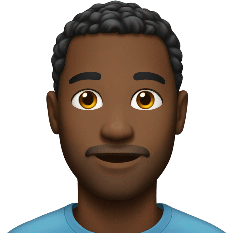 black handsome male emoji