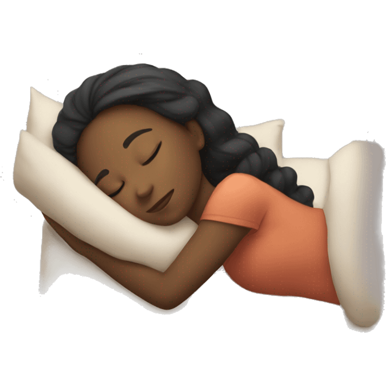 Girl sleeping peacefully  emoji