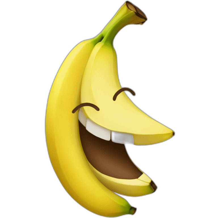 Banane souriante emoji