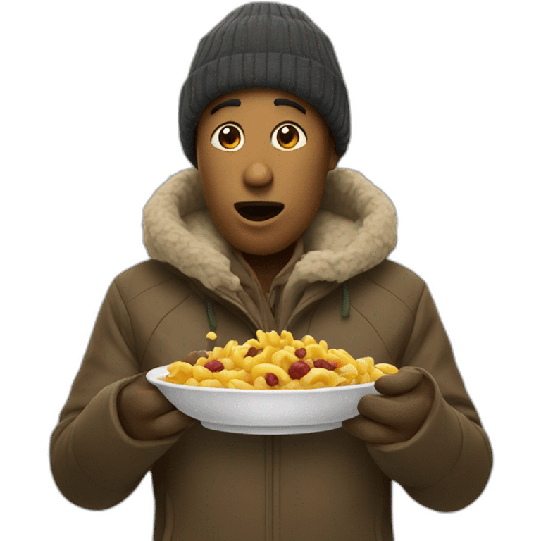 Eating chilly emoji