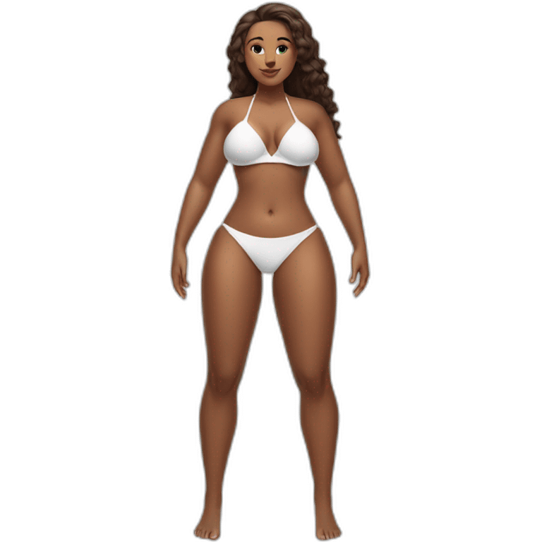 full-body-curvy-beauty-in-a-white-understaffed bikini-both-sides emoji