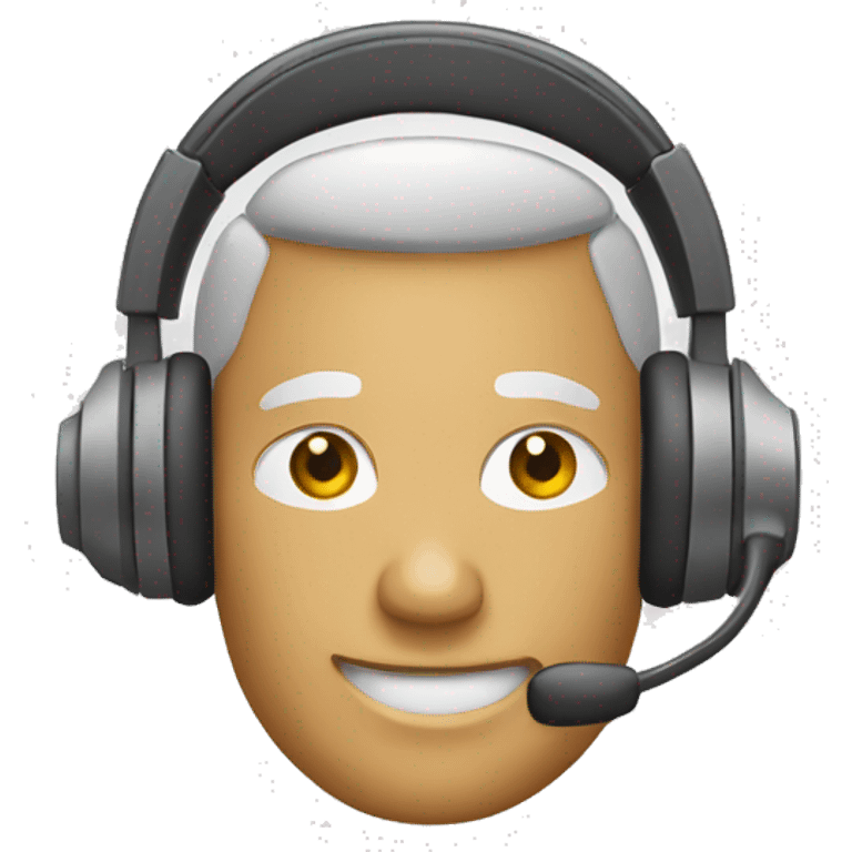 call center headphone emoji