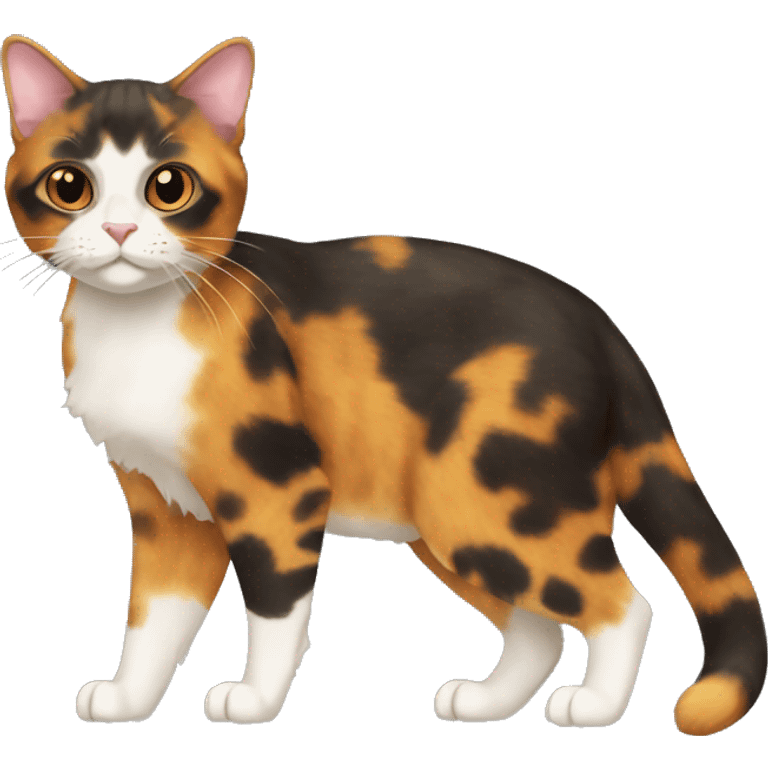 Tortoiseshell Cat Breed Full Body emoji