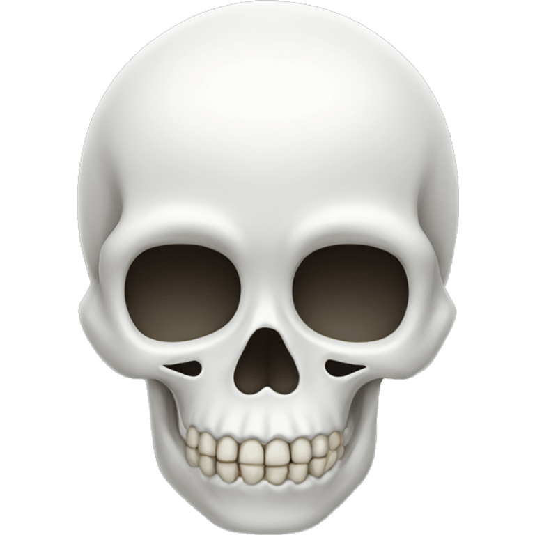 white skull emoji