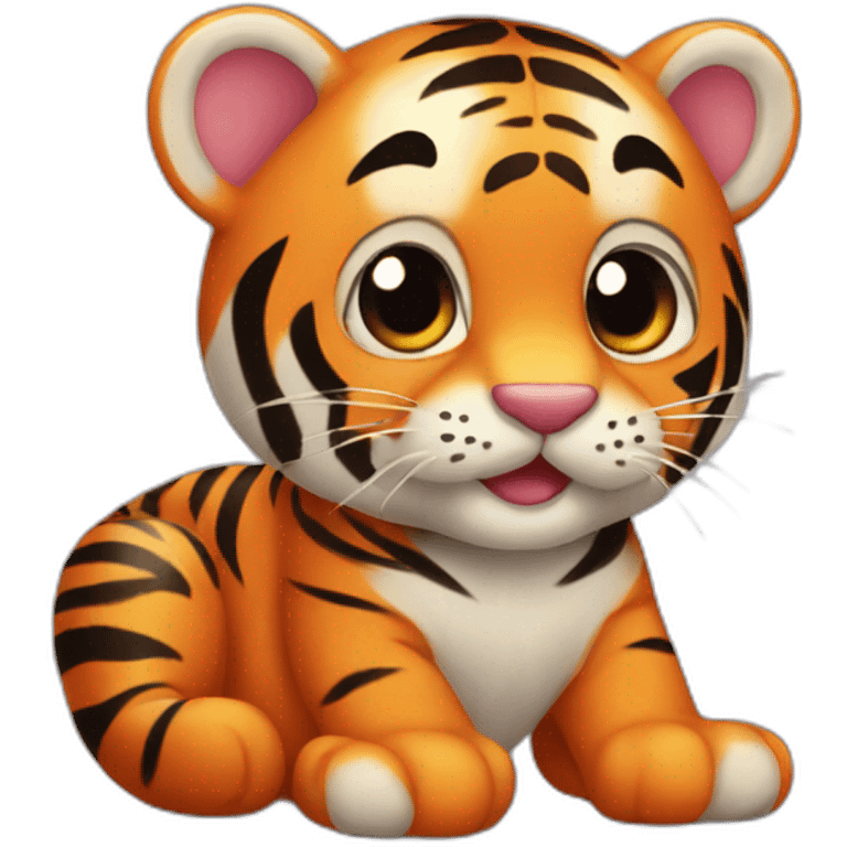 Tiny tiger emoji