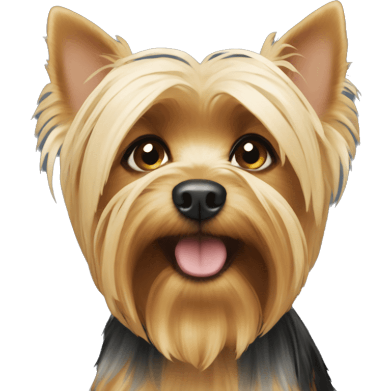 Blonde Yorkshire terrier  emoji