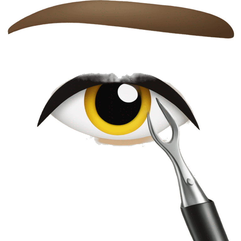 Lash tweezer emoji