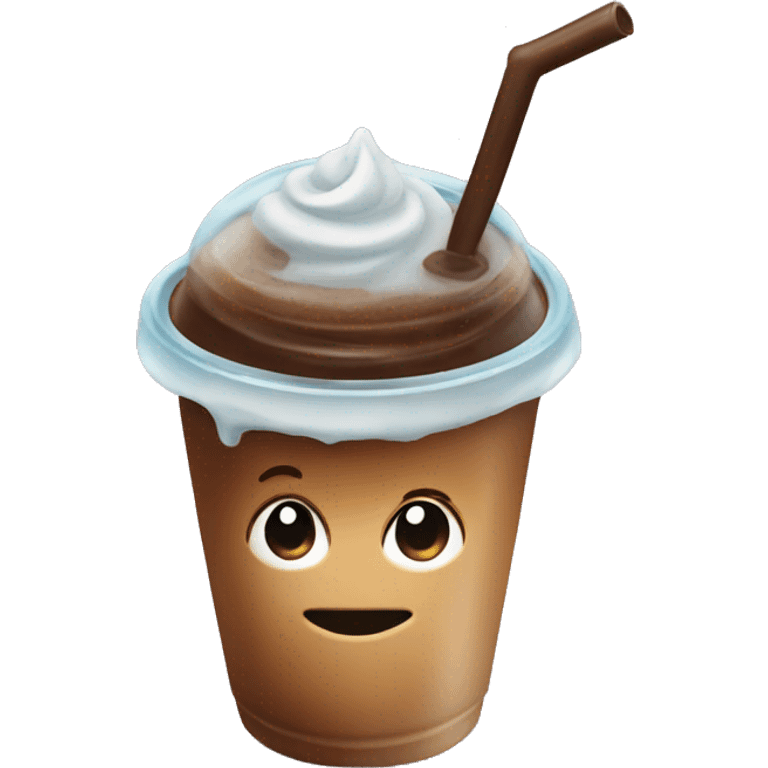 Iced coffe emoji