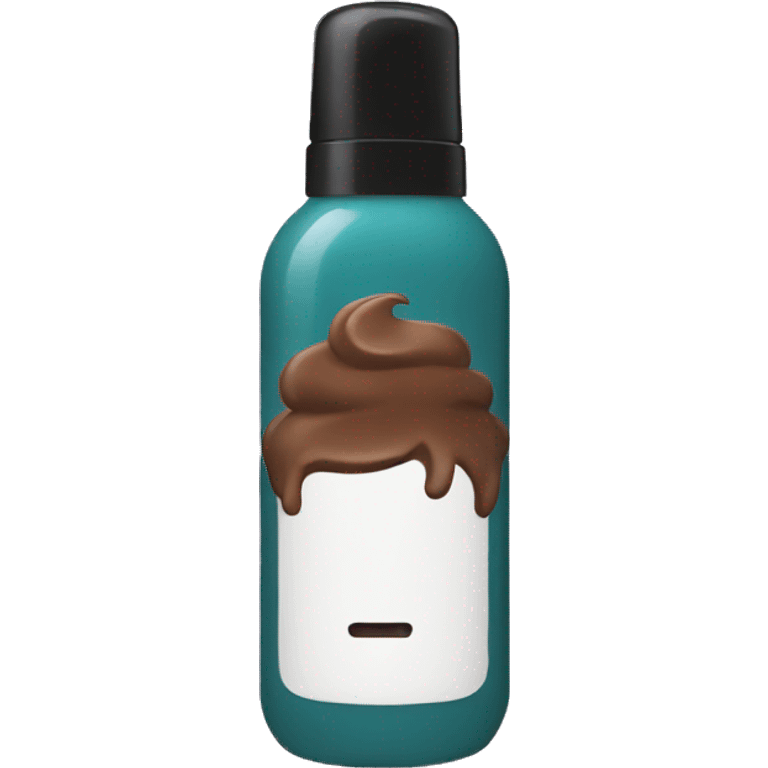 hair mousse in a faceless bottle emoji