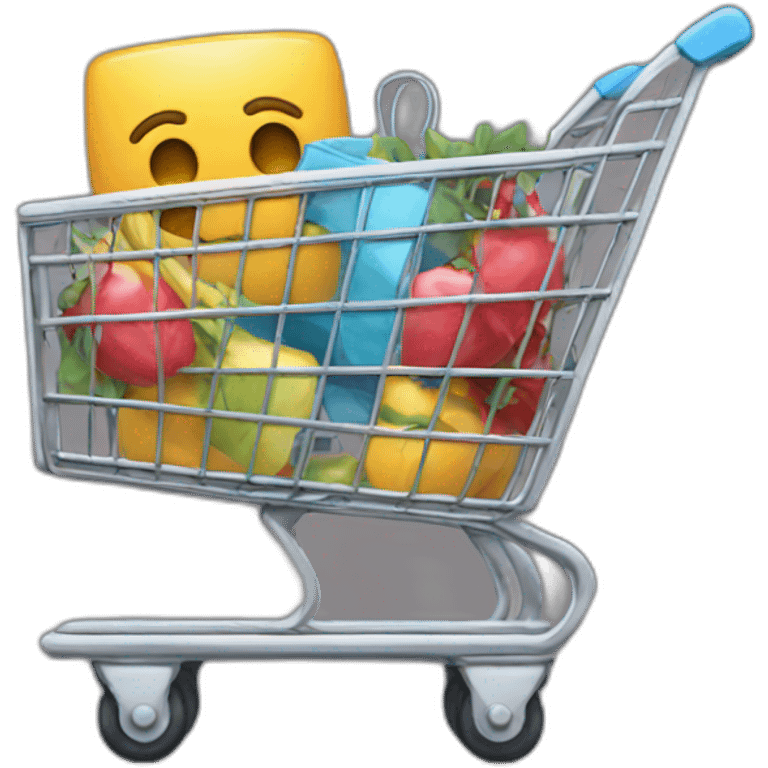 shopping cart emoji