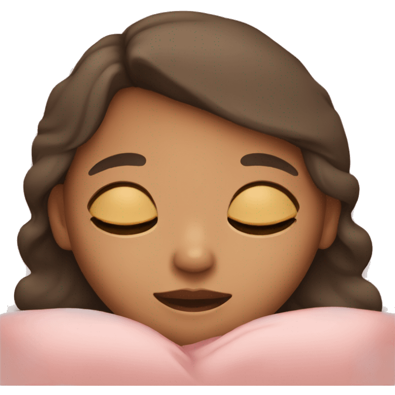 Girl sleeping emoji