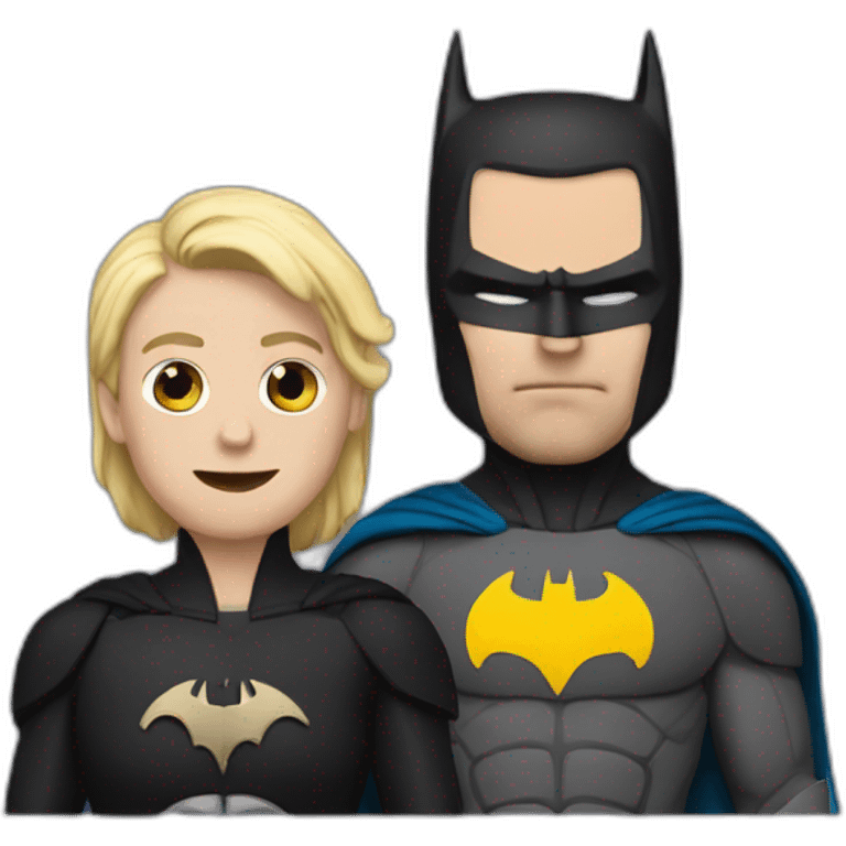 Tanos and Batman emoji