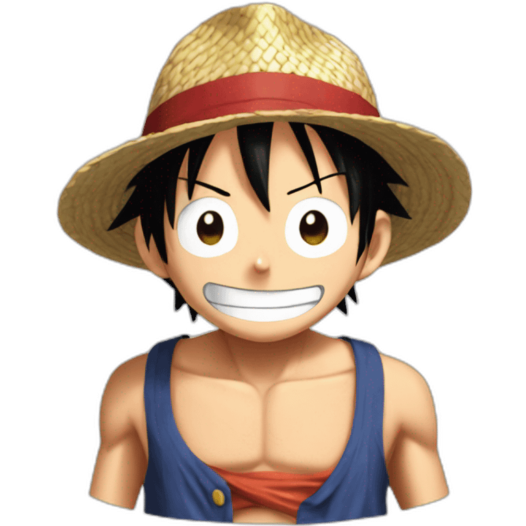 Monkey D Luffy from one piece emoji