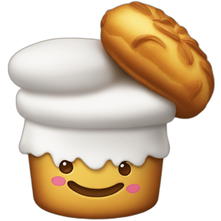 Un rouleau à patisserie emoji