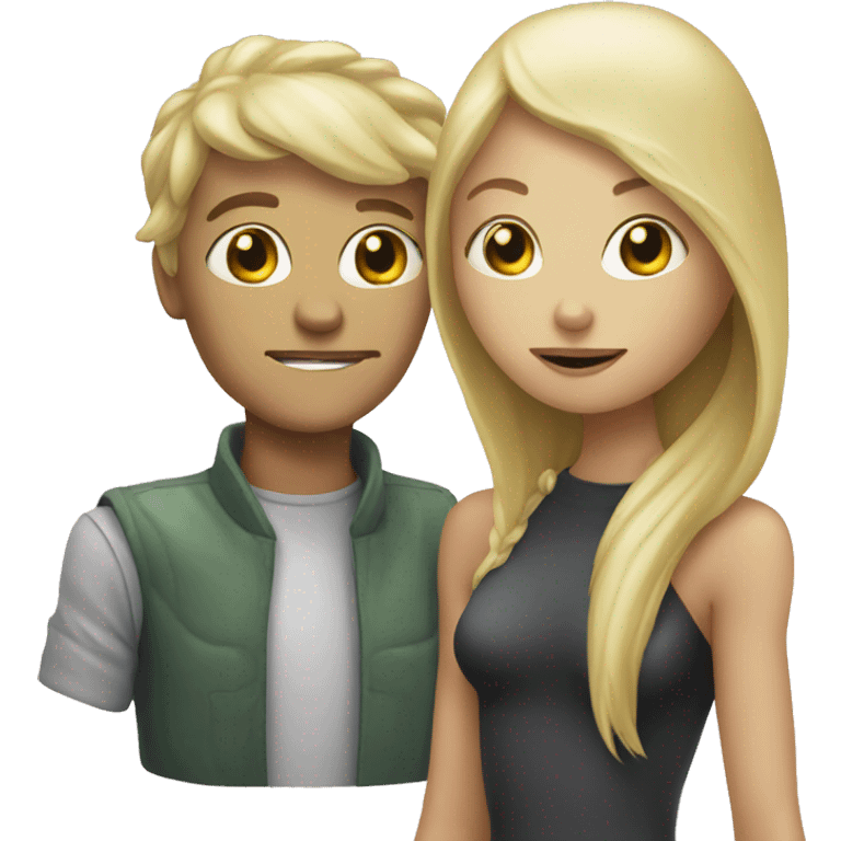 alien with a blonde girl  emoji