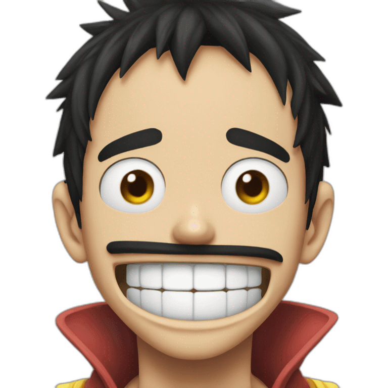 luffy who is shocked emoji