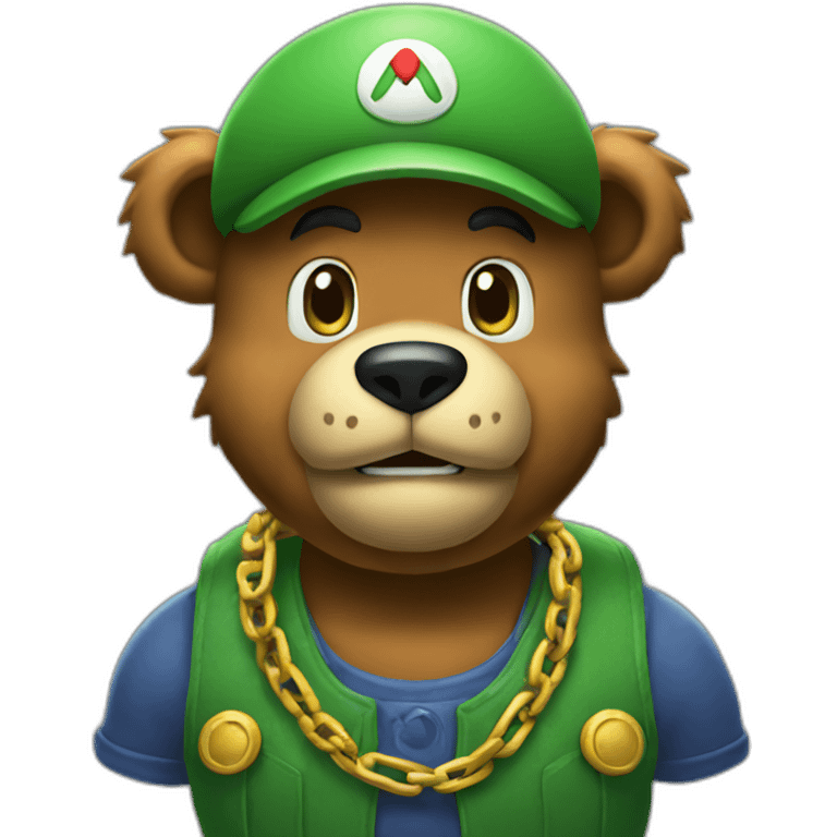 bear chain mario emoji