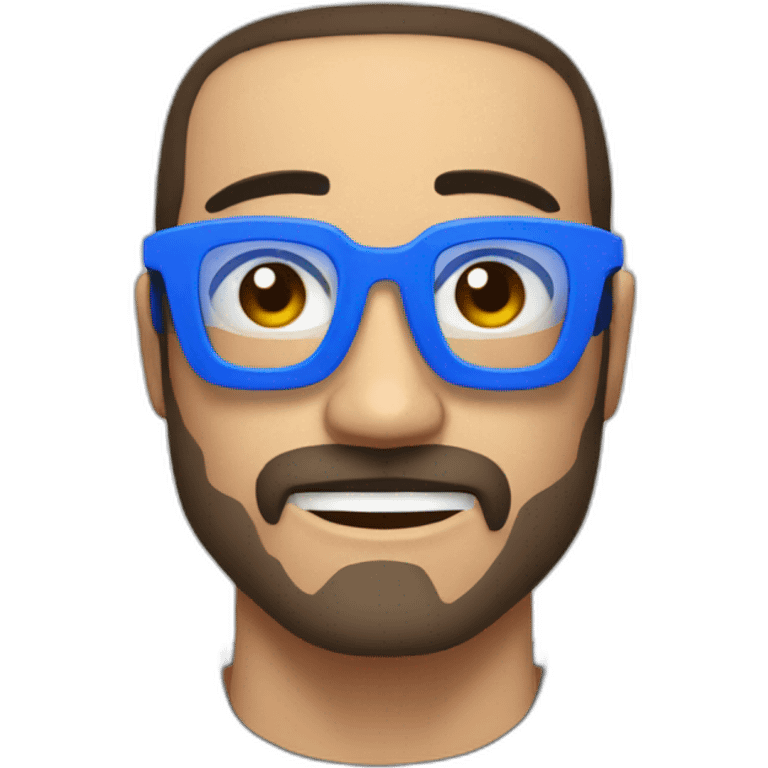 Combattant  MMA a lunette emoji