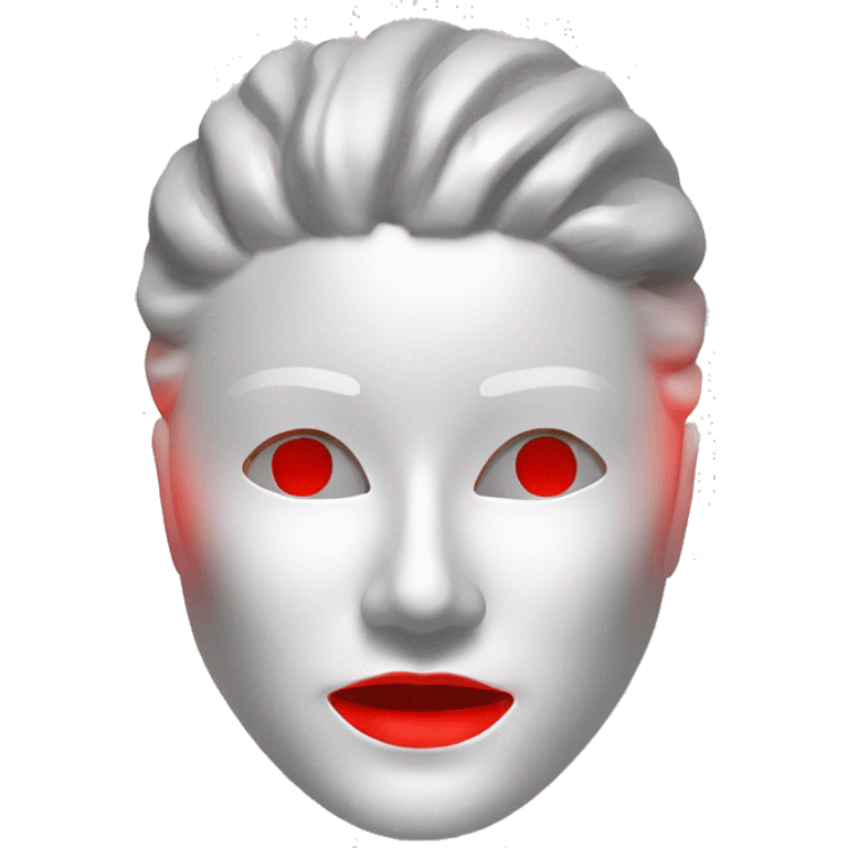 Omnilux contour red light therapy mask emoji