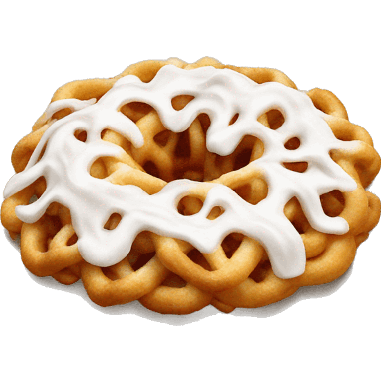 coconut funnel cake emoji