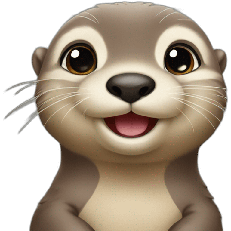 Bébé loutre emoji