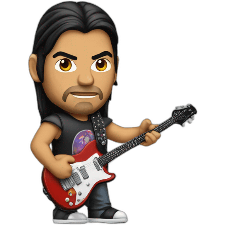 Robert Trujillo with base emoji