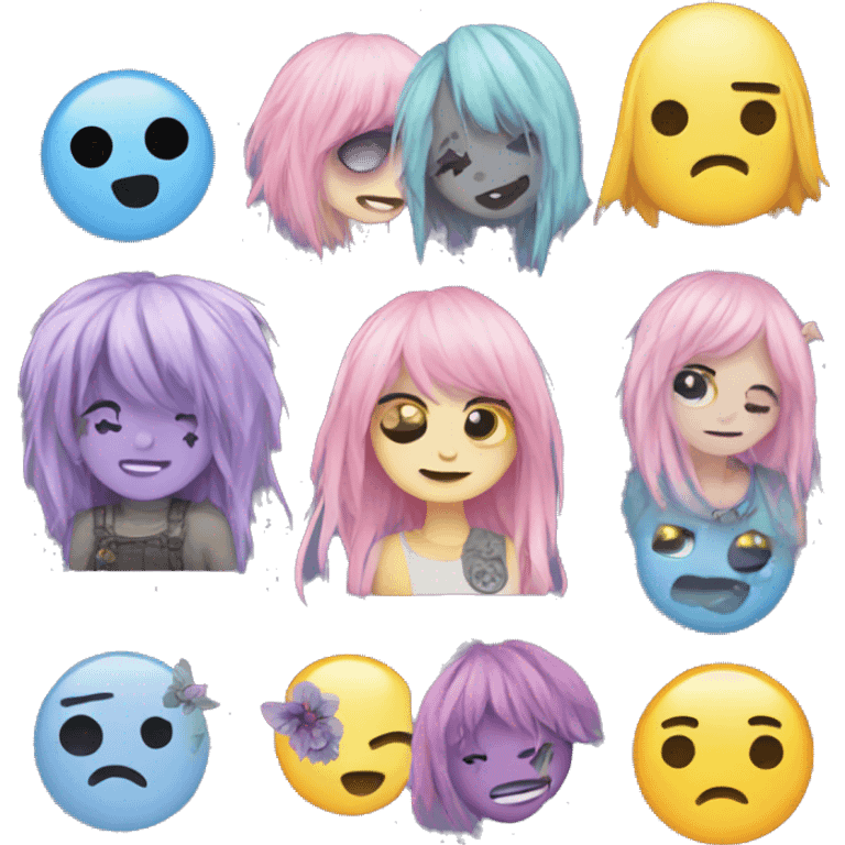 Grunge fairycore emojis  emoji