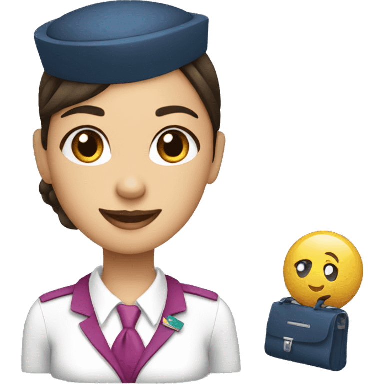 flight attendant emoji