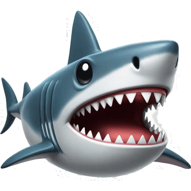 shark using thoothpick emoji