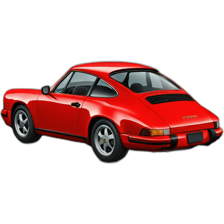 A red porsche emoji