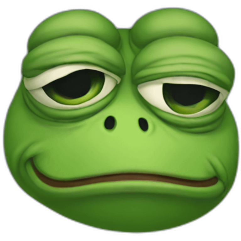 Pepe the frog sad emoji