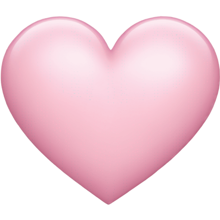 Light pink heart emoji