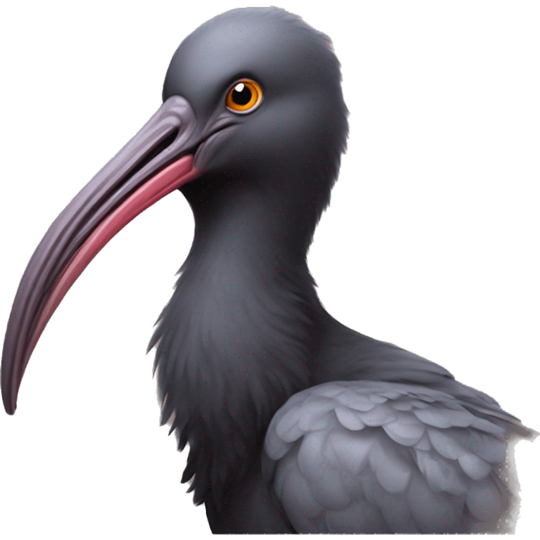 Australian black ibis bi chicken pax emoji