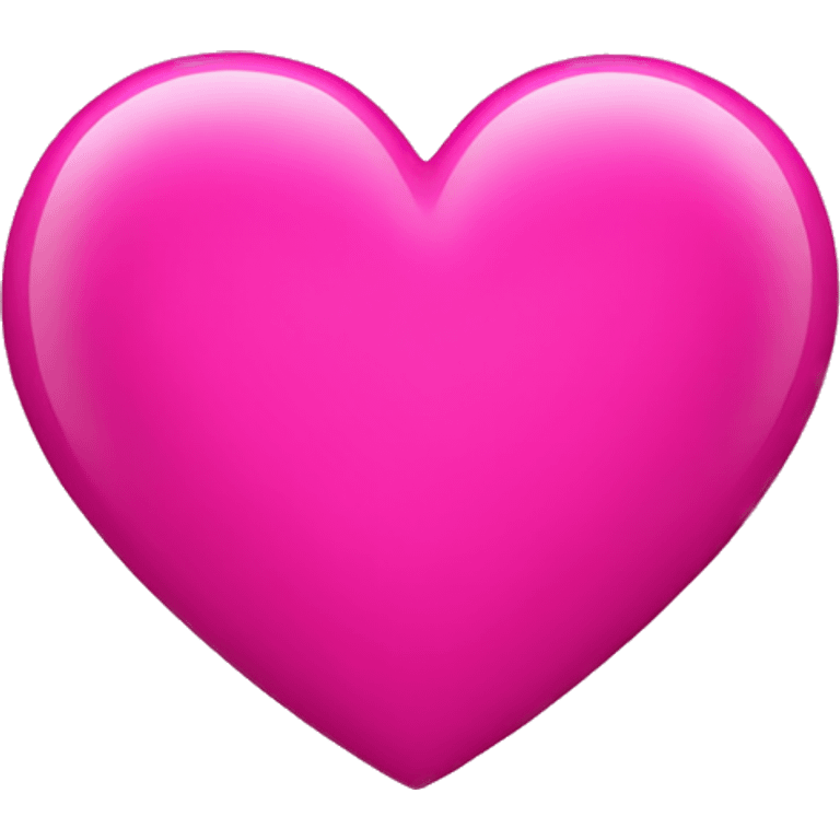 Hot pink heart emoji