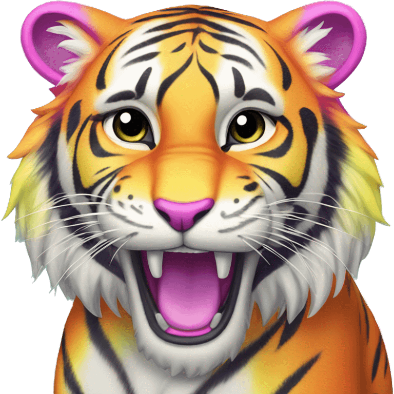 lisa frank tiger emoji