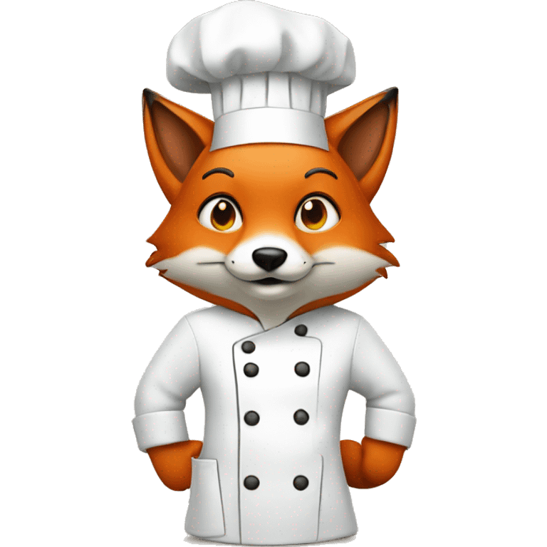 fox as a chef emoji